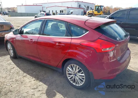 2016 Ford Focus Titanium from USA, damaged, VIN 1FADP3N29GL318464